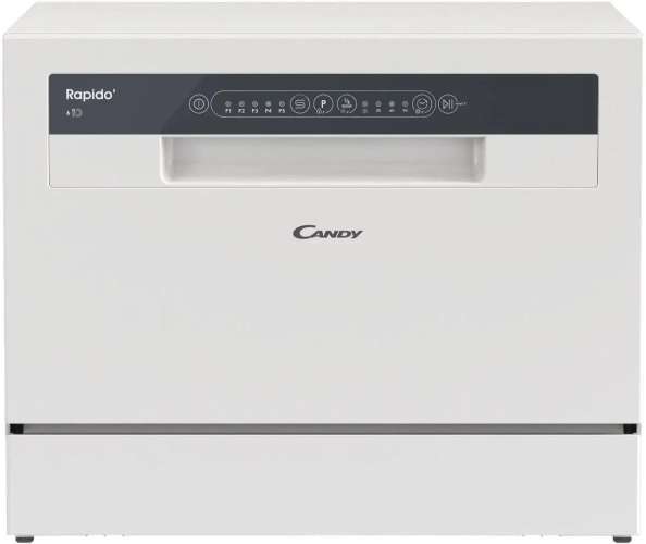 Посудомоечная машина Candy RapidO CP 6F51LW-08,  компактная, настольная, 55см, загрузка 6 комплектов, белая [fa07t8e00ru]